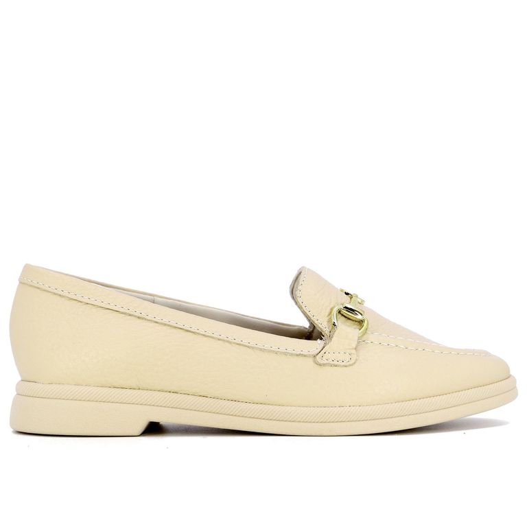 USAFLEX Mocasín Mujer Cuero Beige