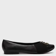 USAFLEX - Ballerina Mujer Cuero Negro
