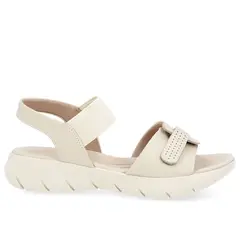 USAFLEX - Sandalia Mujer Cuero Beige