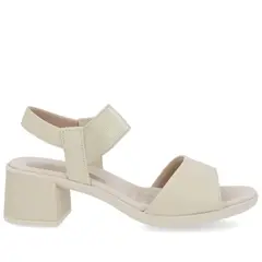USAFLEX - Sandalia Mujer Cuero Beige