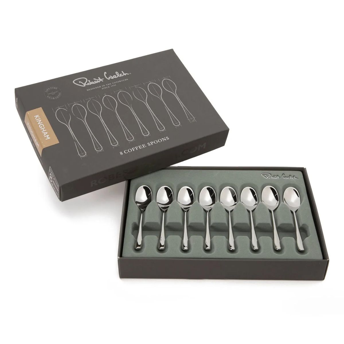 ROBERT WELCH - Set 8 Cucharas Café Kingham Robert Welch