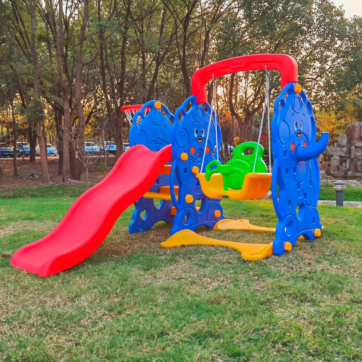 SCOOP - Resbalín Columpio Aro De Basketball 165 cm Scoop