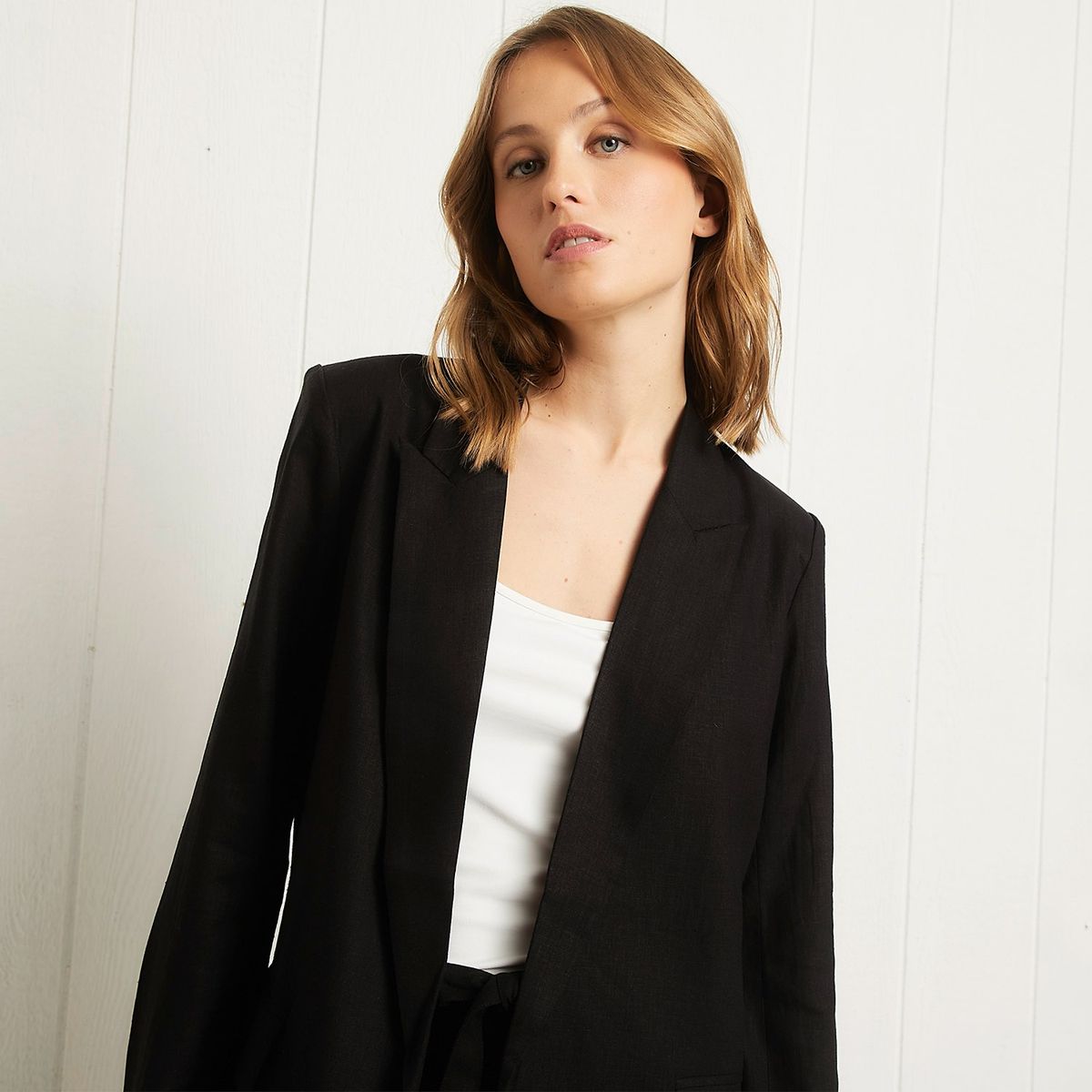 UNIVERSITY CLUB - Blazer Lino Mujer University Club