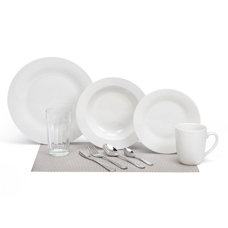 MICA - Juego de Vajilla Mica Combo 60 Piezas Porcelana Completo