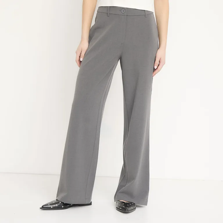 Pantalón Flare Tiro Medio Mujer