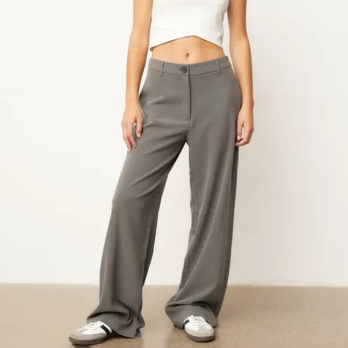 SYBILLA - Pantalón Mujer Wide Leg Casual