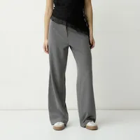 Pantalón Flare Tiro Medio Mujer