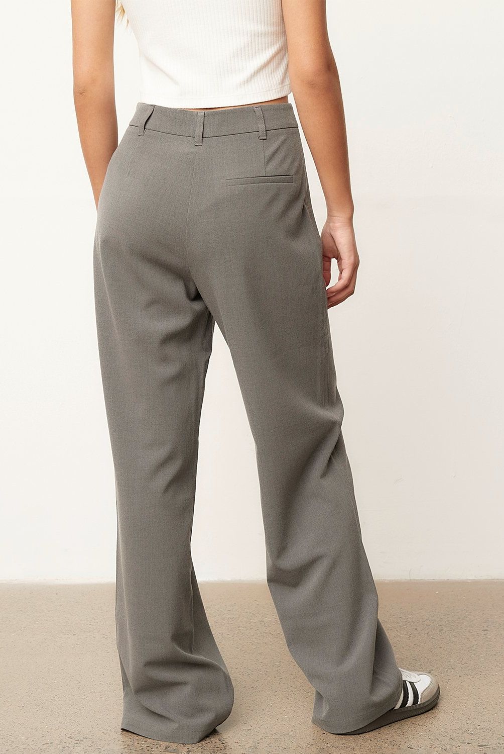 SYBILLA - Pantalón Sybilla Wide Leg Tiro Alto Mujer Casual
