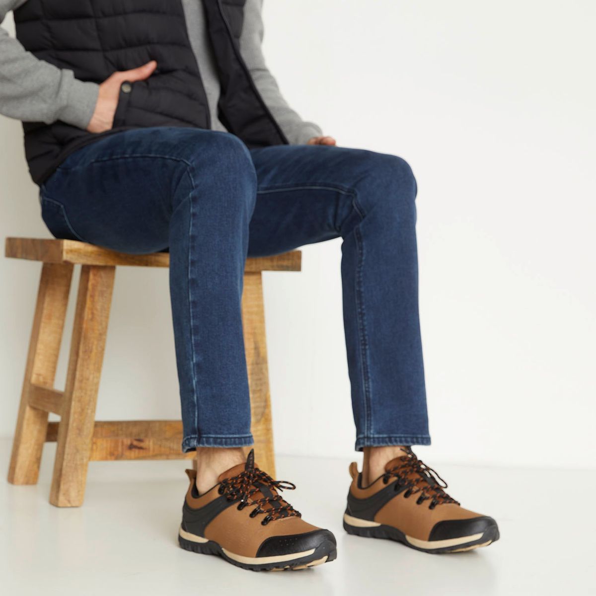 NEWPORT - Zapatillas Urbanas Hombre Newport Outdoor Sintético Café