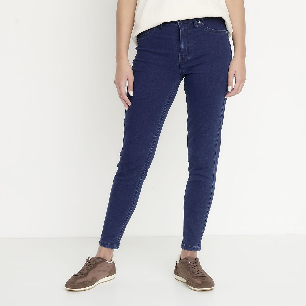 SYBILLA - Jeans Skinny Tiro Alto Mujer Sybilla