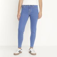 Jeans Skinny Tiro Alto Mujer