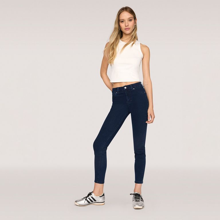 SYBILLA Jeans Skinny Tiro Alto Mujer