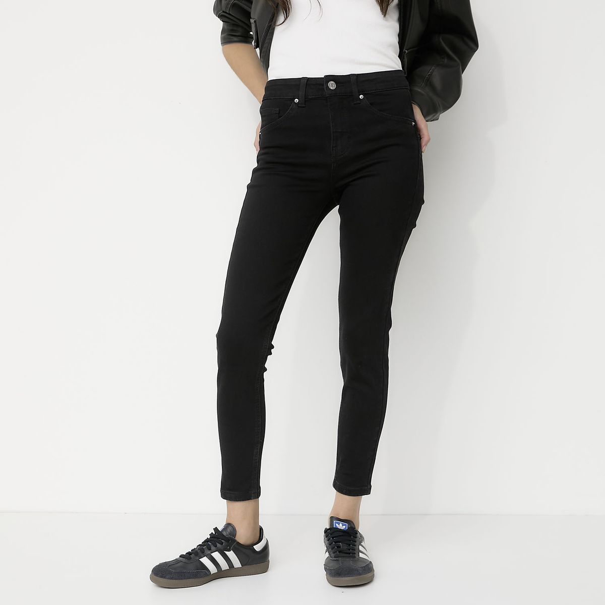 SYBILLA - Jeans Skinny Tiro Alto Mujer Sybilla
