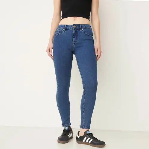 SYBILLA - Jeans Skinny Mujer Tiro Alto Push Up