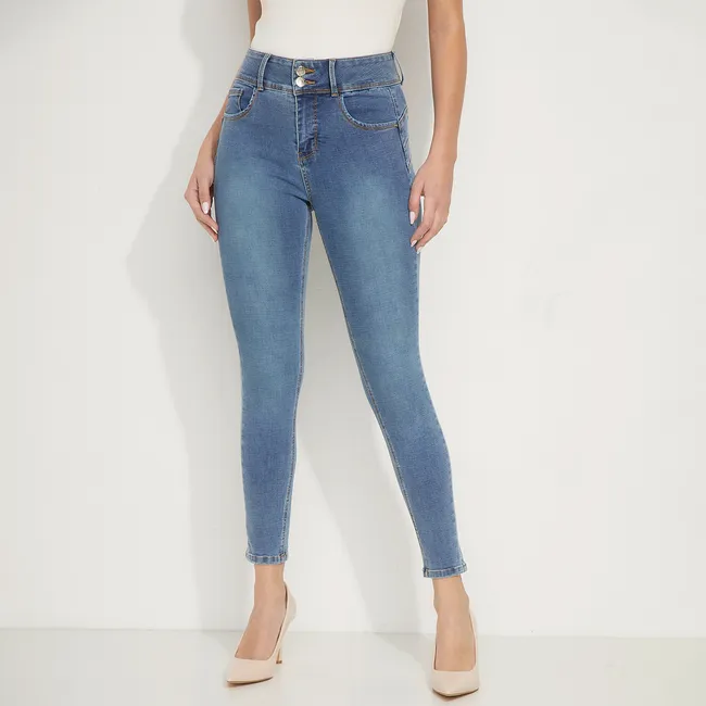 MOSSIMO - Jeans Skinny Tiro Medio Mujer Mossimo