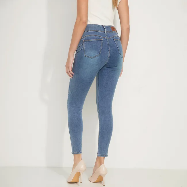 MOSSIMO - Jeans Skinny Tiro Medio Mujer Mossimo