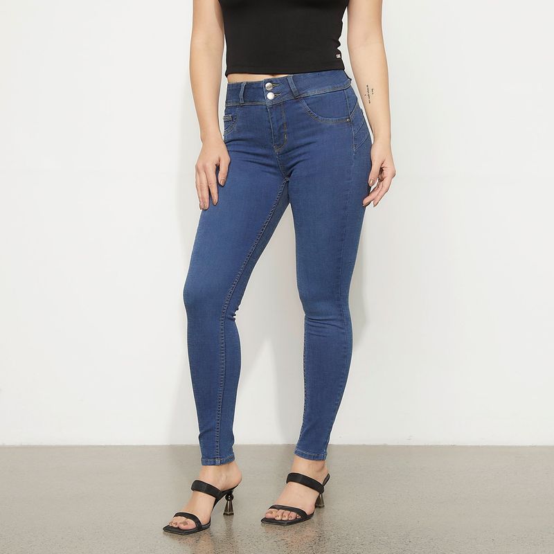 MOSSIMO - Jeans Skinny Tiro Medio Mujer Mossimo