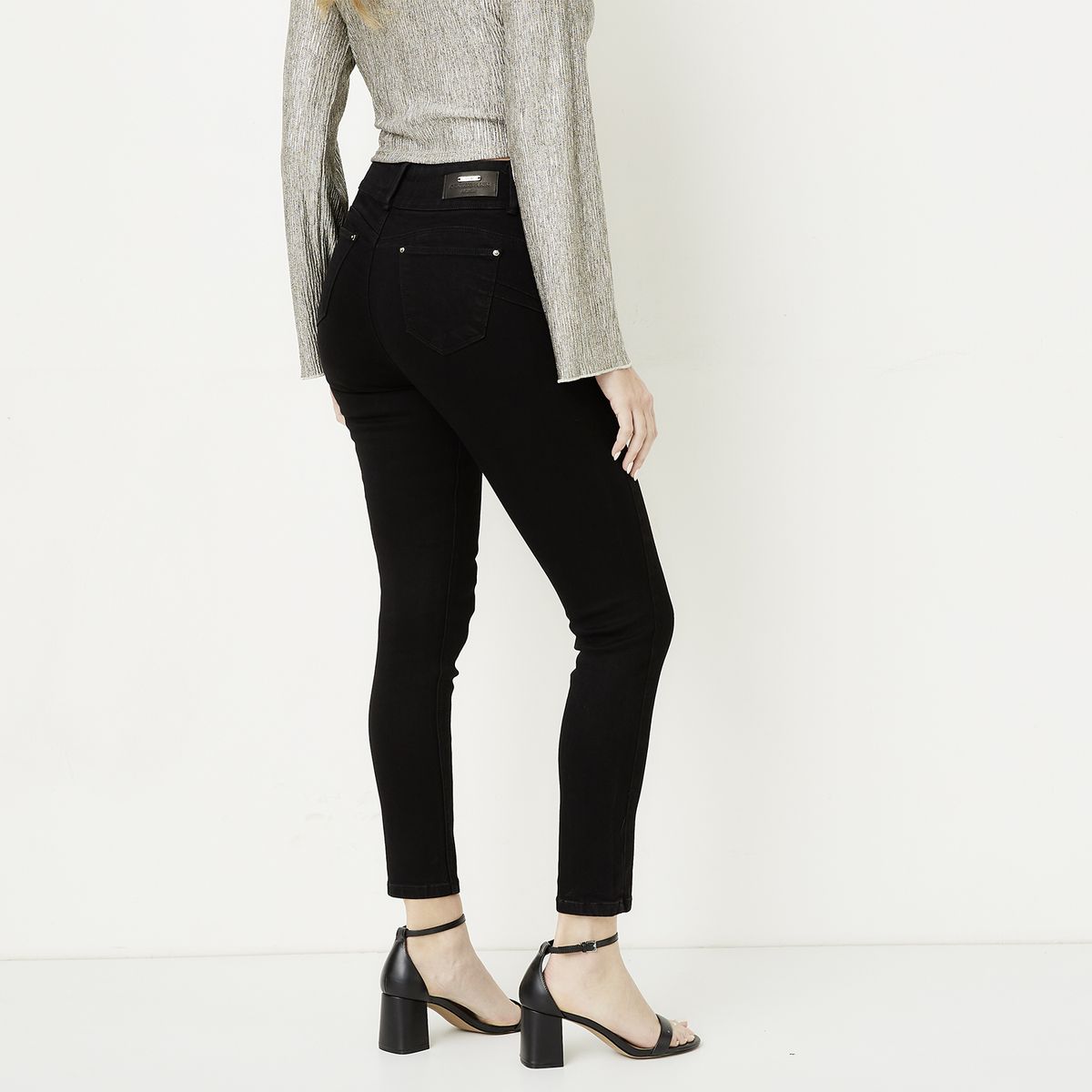 MOSSIMO - Jeans Skinny Tiro Alto Mujer Mossimo