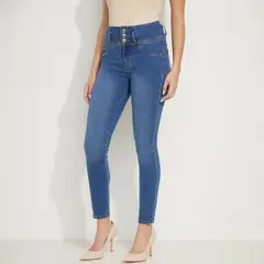 MOSSIMO - Jeans Skinny Push Up Tiro Medio Mujer