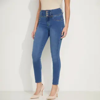 MOSSIMO - Jeans Skinny Push Up Tiro Medio Mujer