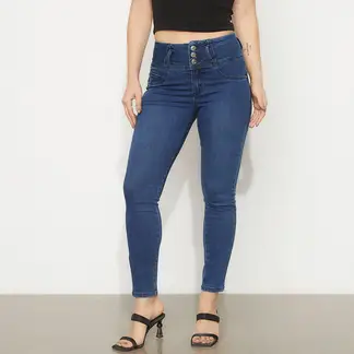 MOSSIMO - Jeans Skinny Push Up Tiro Medio Mujer