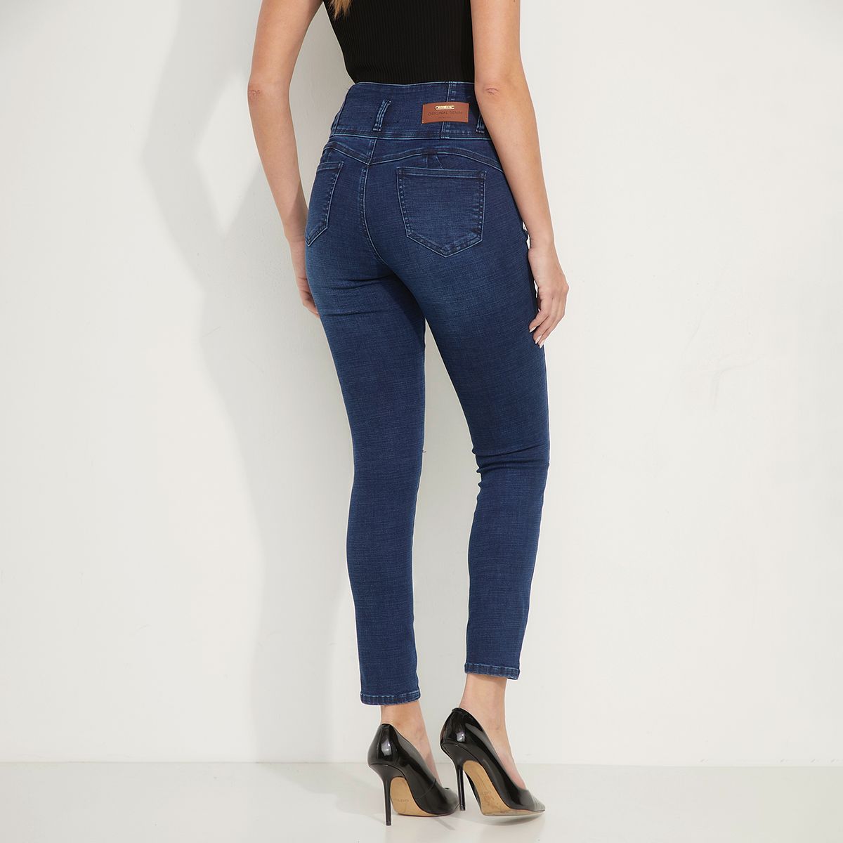 MOSSIMO - Jeans Skinny Push Up Tiro Medio Mujer Mossimo