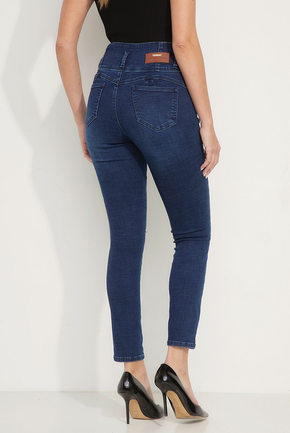 MOSSIMO - Jeans Skinny Push Up Tiro Medio Mujer Mossimo
