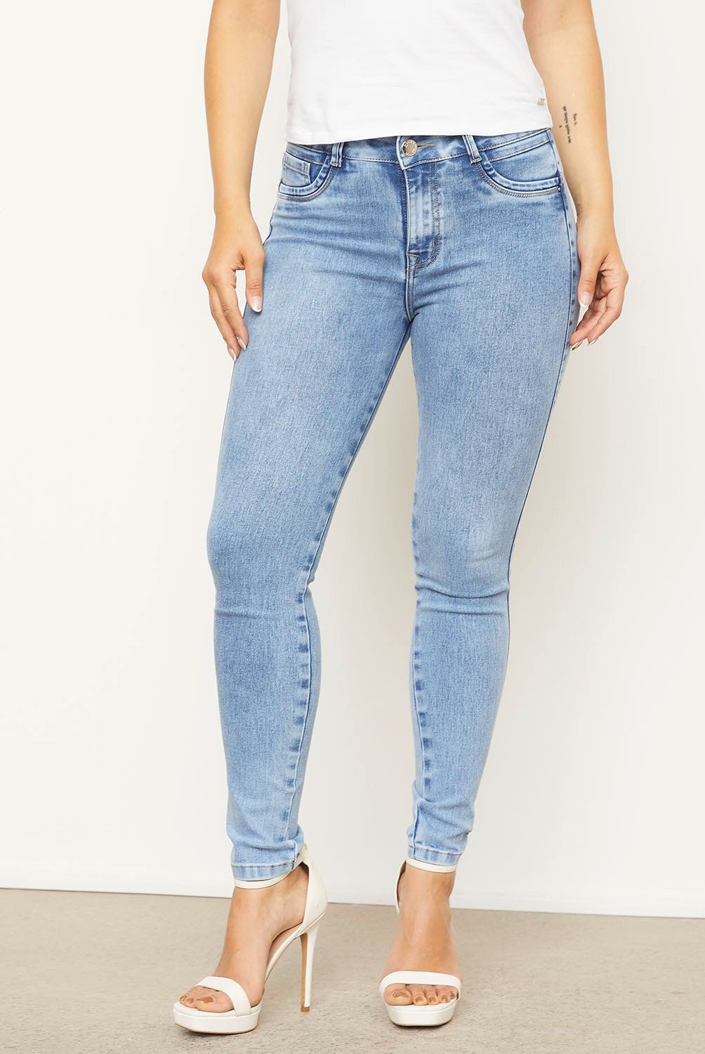 MOSSIMO - Jeans Tiro Medio Mujer Mossimo