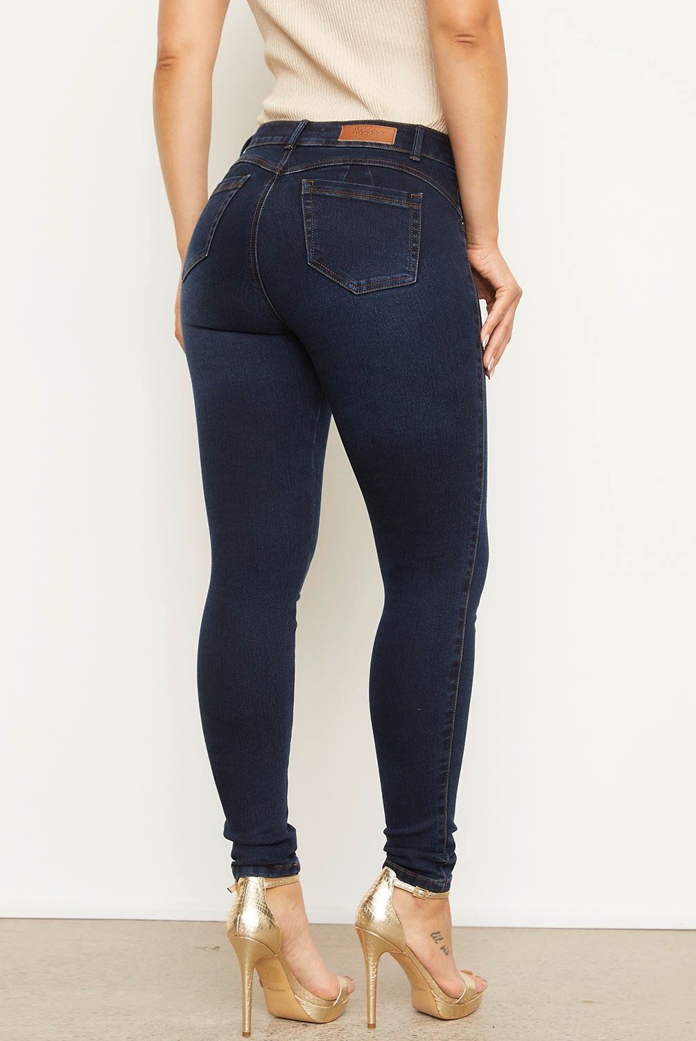 MOSSIMO - Jeans Tiro Medio Mujer Mossimo