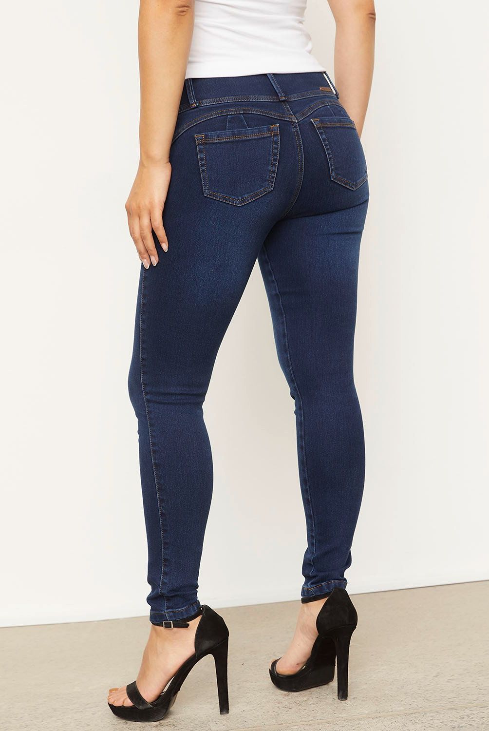 MOSSIMO - Jeans Tiro Medio Mujer Mossimo
