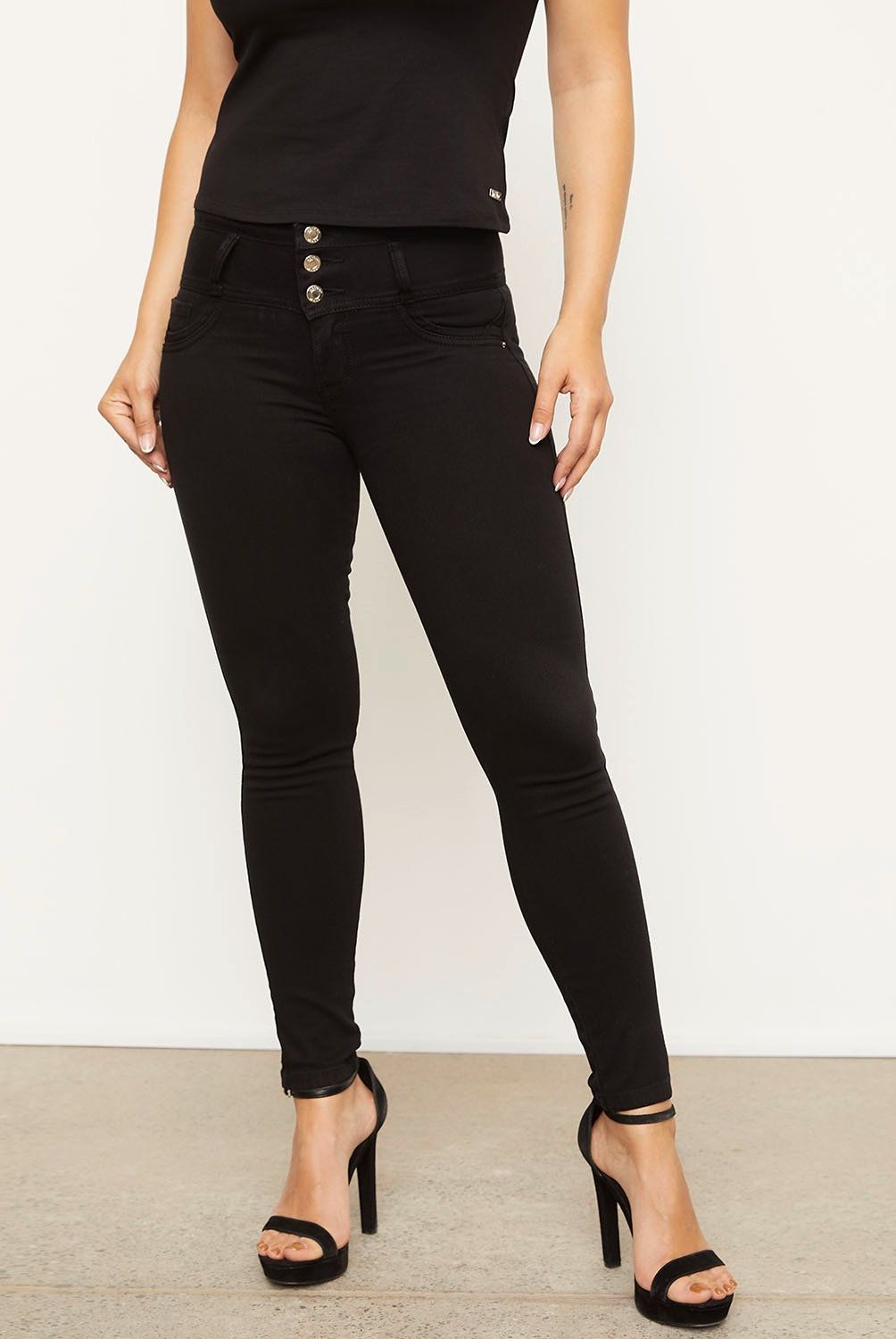 MOSSIMO - Jeans Tiro Medio Mujer Mossimo