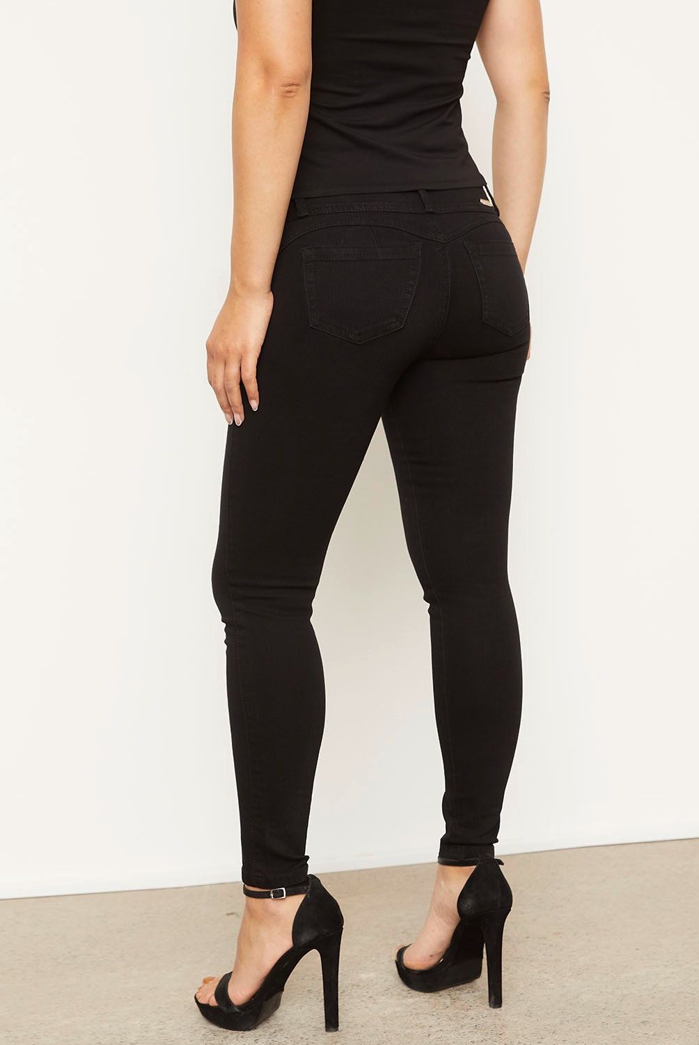 MOSSIMO - Jeans Tiro Medio Mujer Mossimo