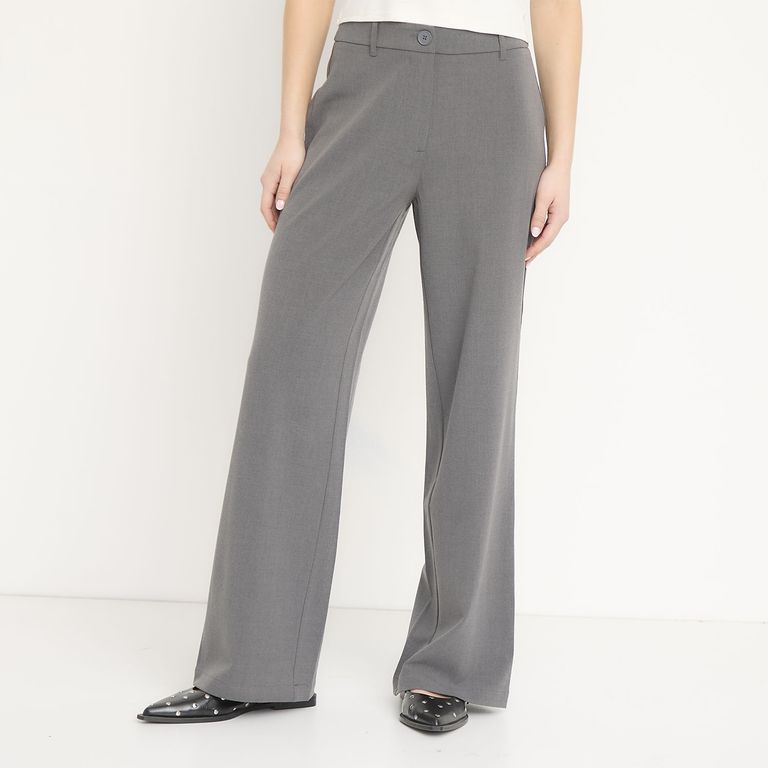 Pantalón Flare Tiro Medio Mujer