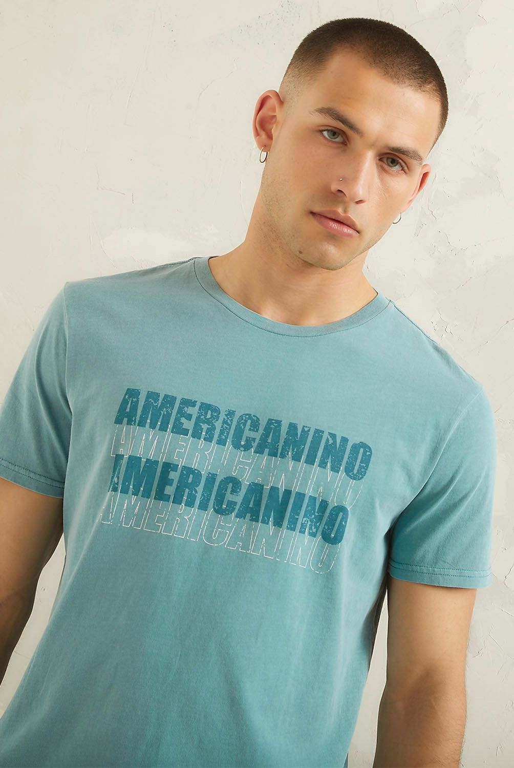 AMERICANINO - Polera Manga Corta Hombre Americanino