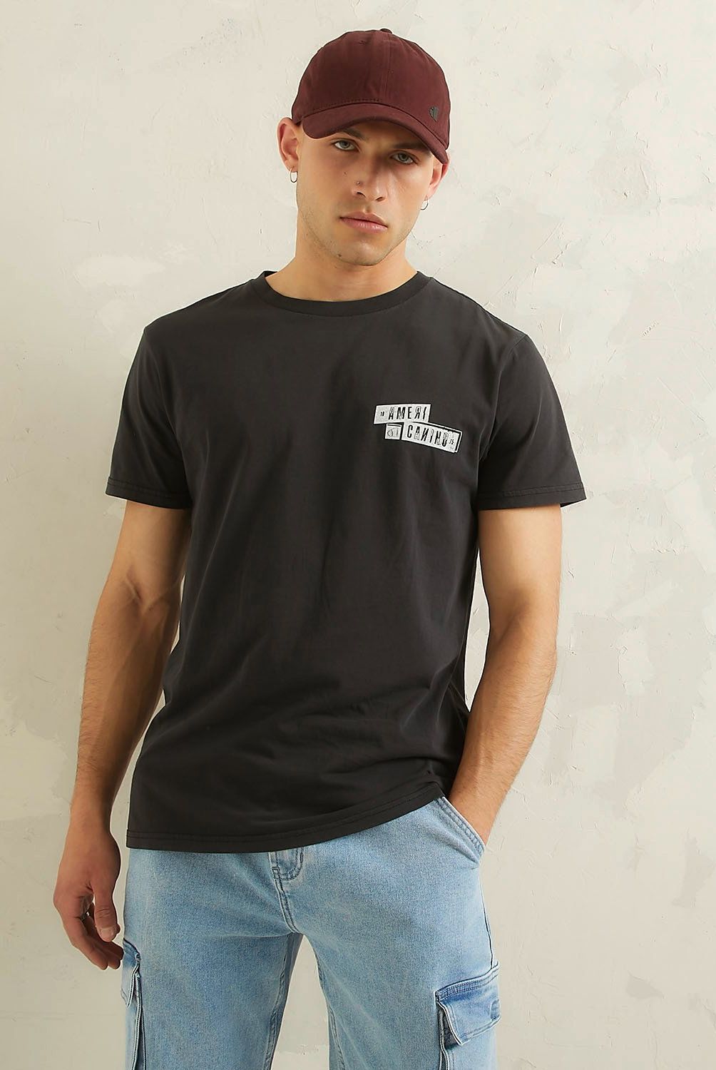 AMERICANINO - Polera Manga Corta Hombre Americanino