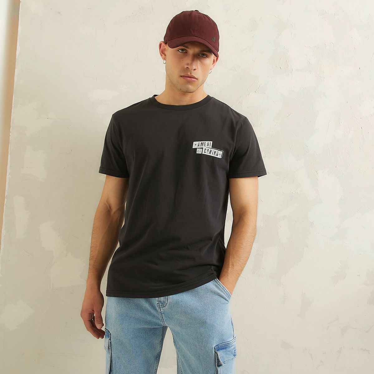 AMERICANINO - Polera Manga Corta Hombre Americanino