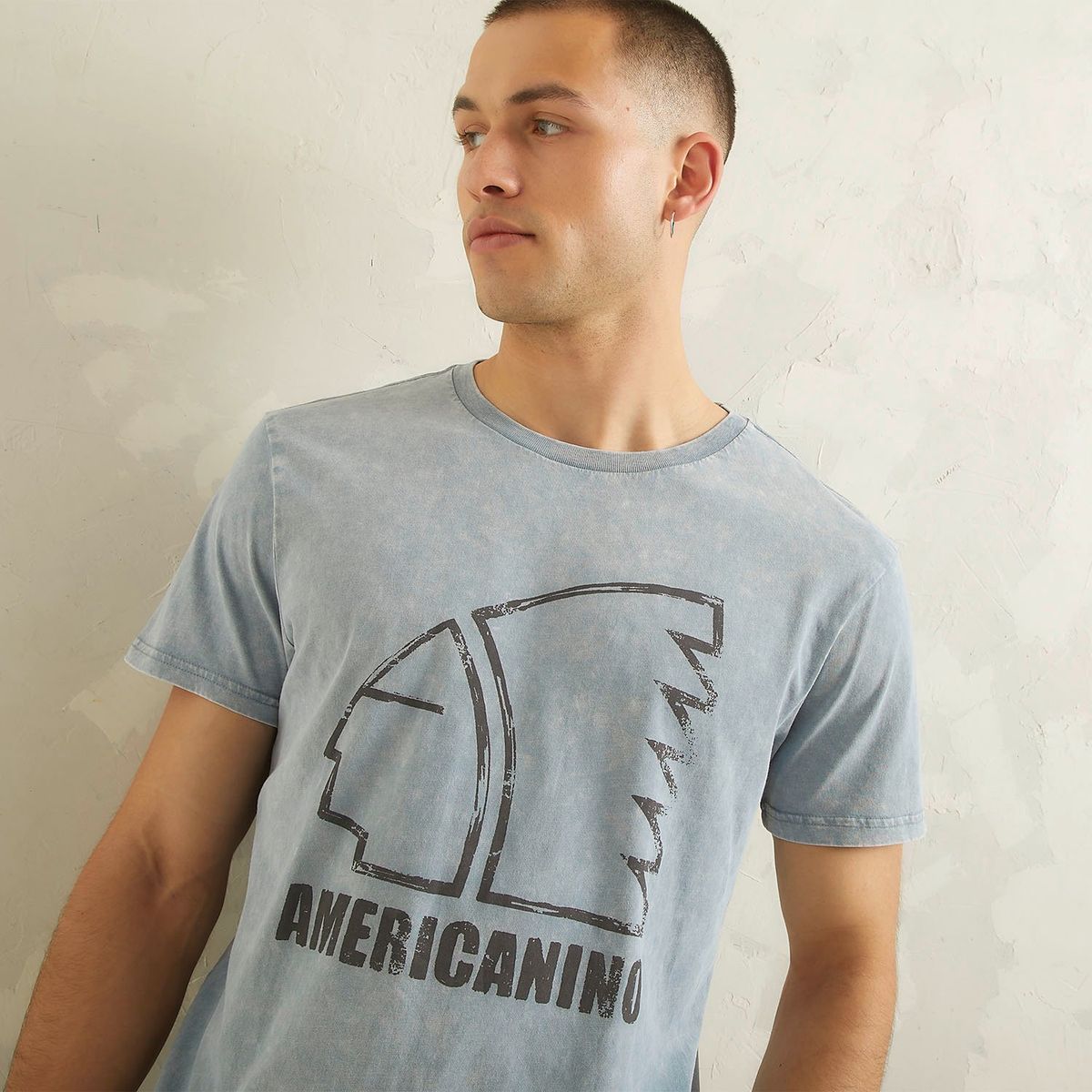 AMERICANINO - Polera Manga Corta Hombre Americanino