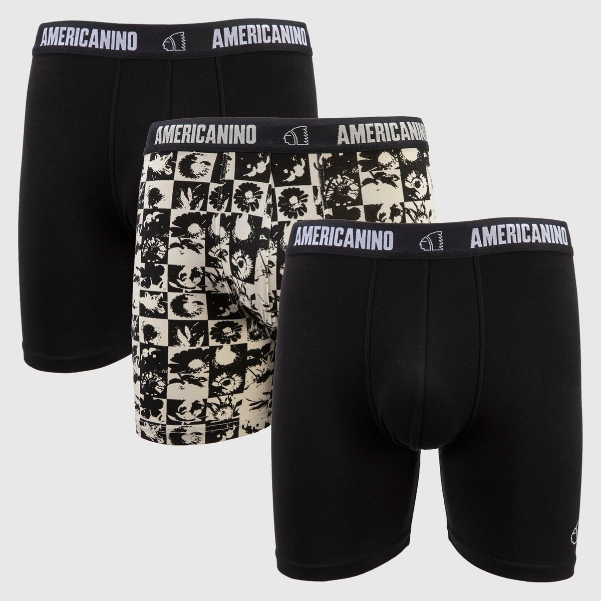 AMERICANINO - Pack De 3 Boxers Algodón Hombre Americanino