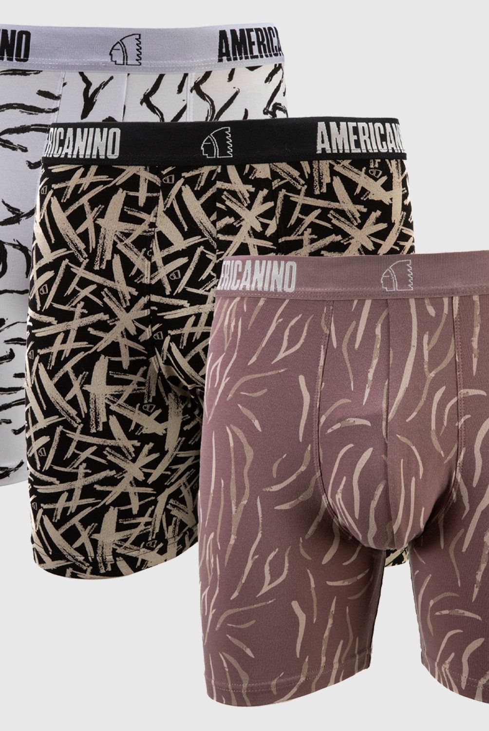 AMERICANINO - Pack De 3 Boxers Algodón Hombre Americanino