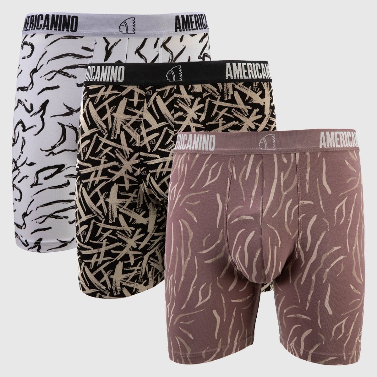 AMERICANINO - Pack De 3 Boxers Algodón Hombre Americanino
