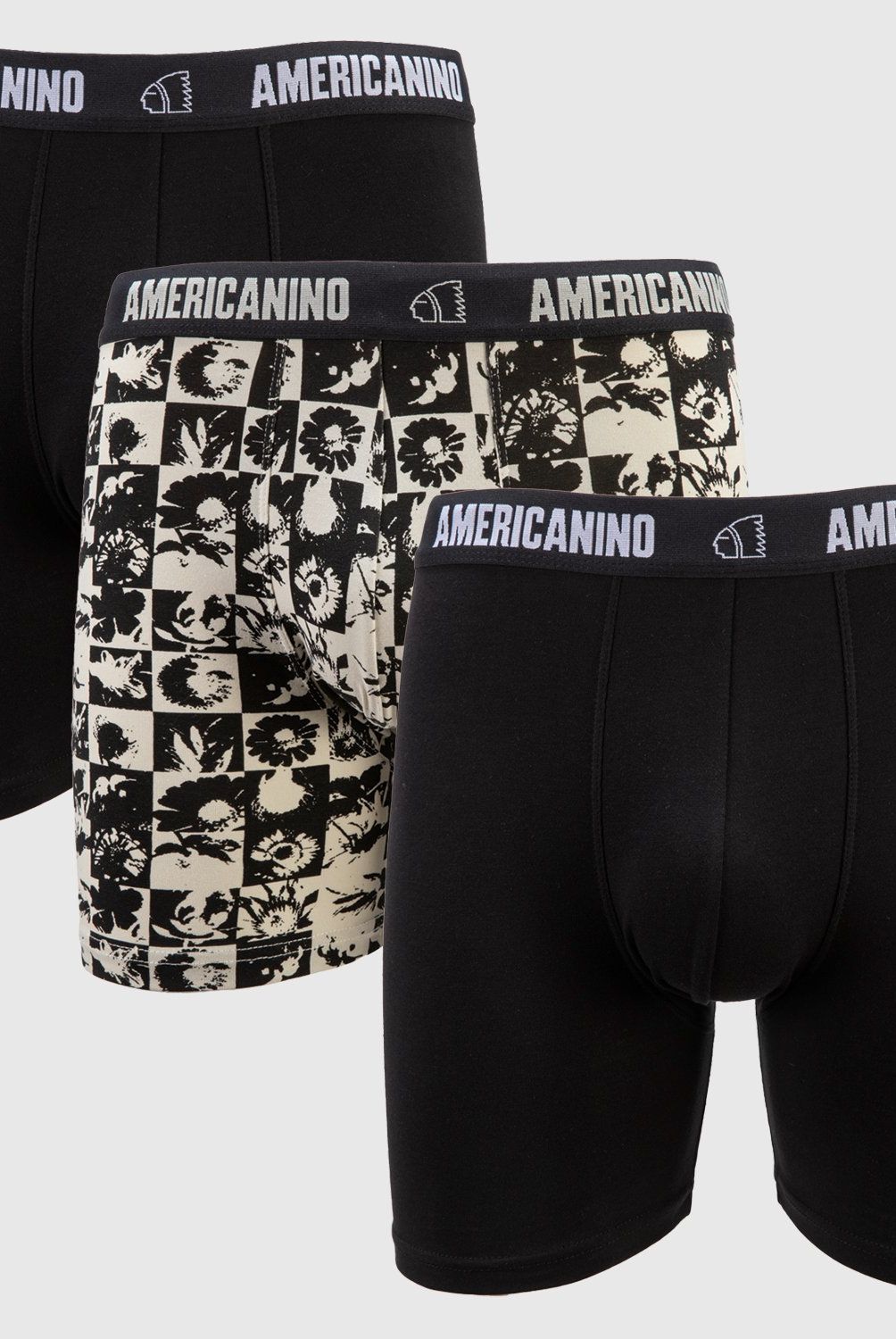 AMERICANINO - Pack De 3 Boxers Algodón Hombre Americanino