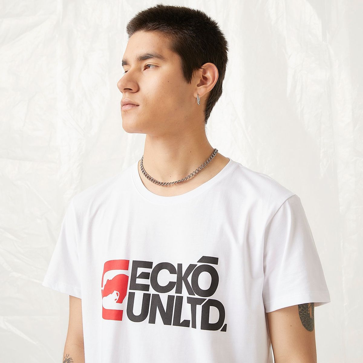 ECKO - Polera Ecko Hombre Manga Corta Algodón