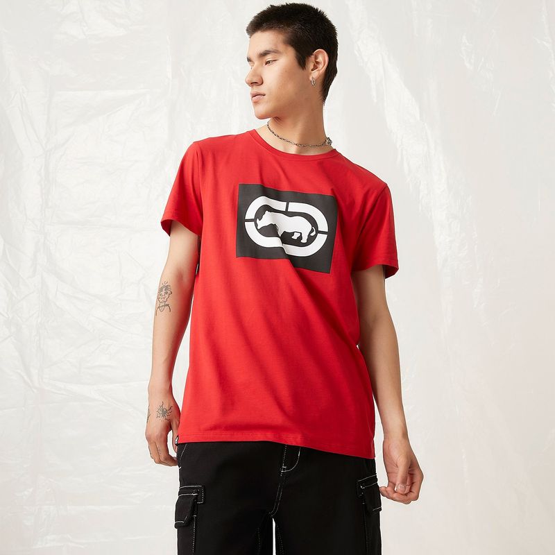 ECKO - Polera Ecko Hombre Manga Corta Algodón
