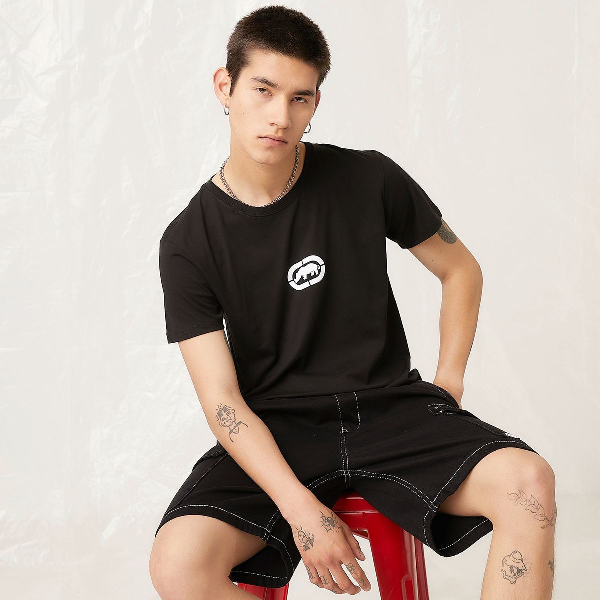 ECKO - Polera Ecko Hombre Manga Corta Algodón