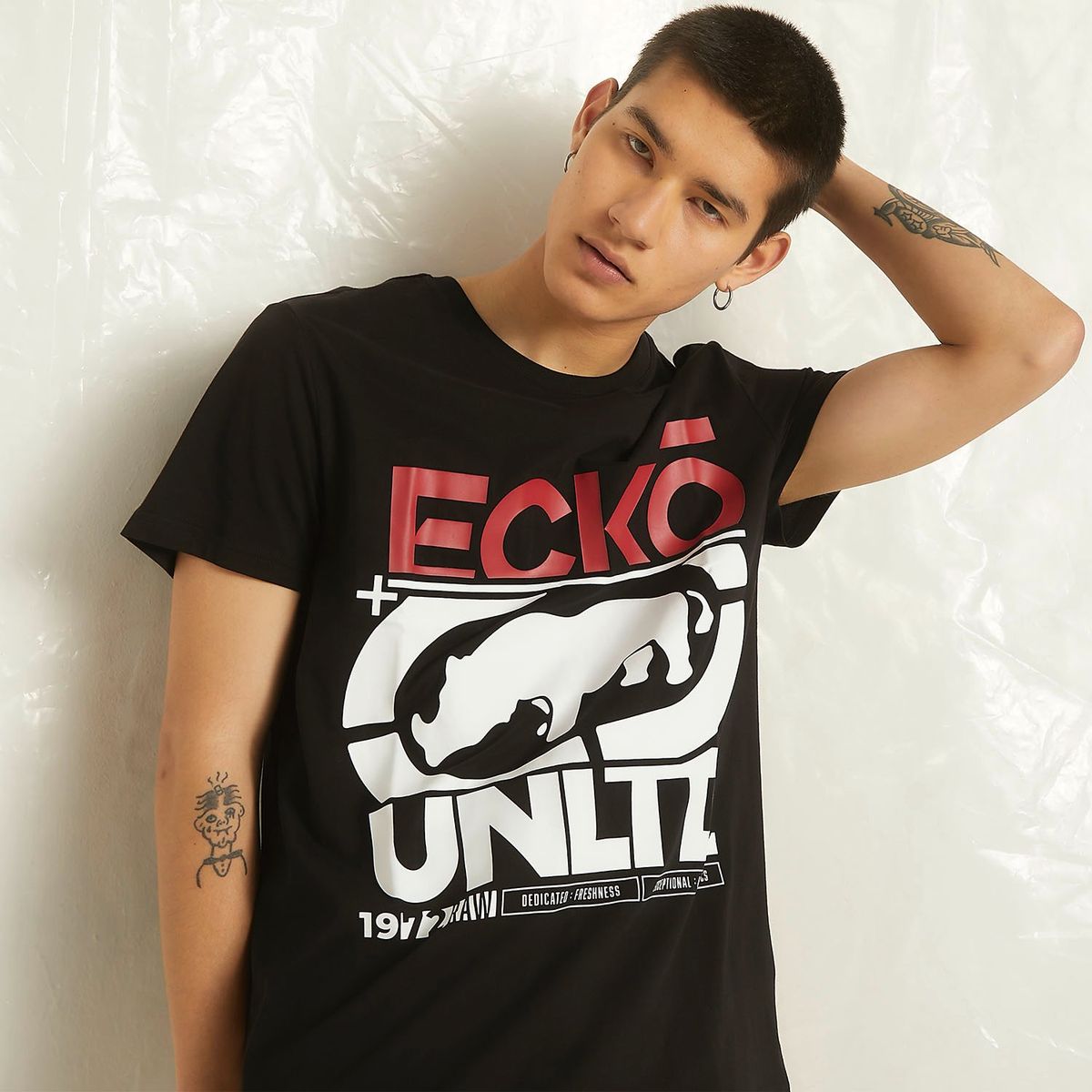 ECKO - Polera Manga Corta Algodón Hombre Ecko