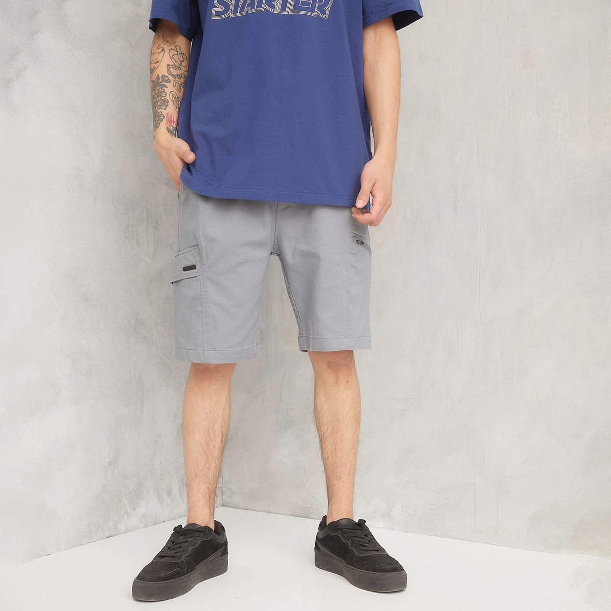 STARTER - Bermuda Starter Hombre Algodón Regular Fit