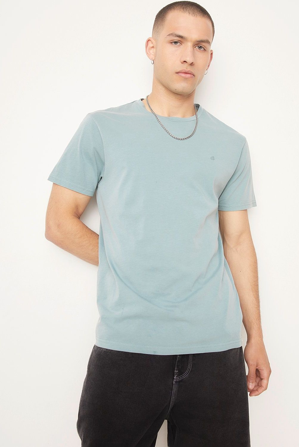 AMERICANINO - Polera Americanino Manga Corta Algodón Hombre Estilo Casual