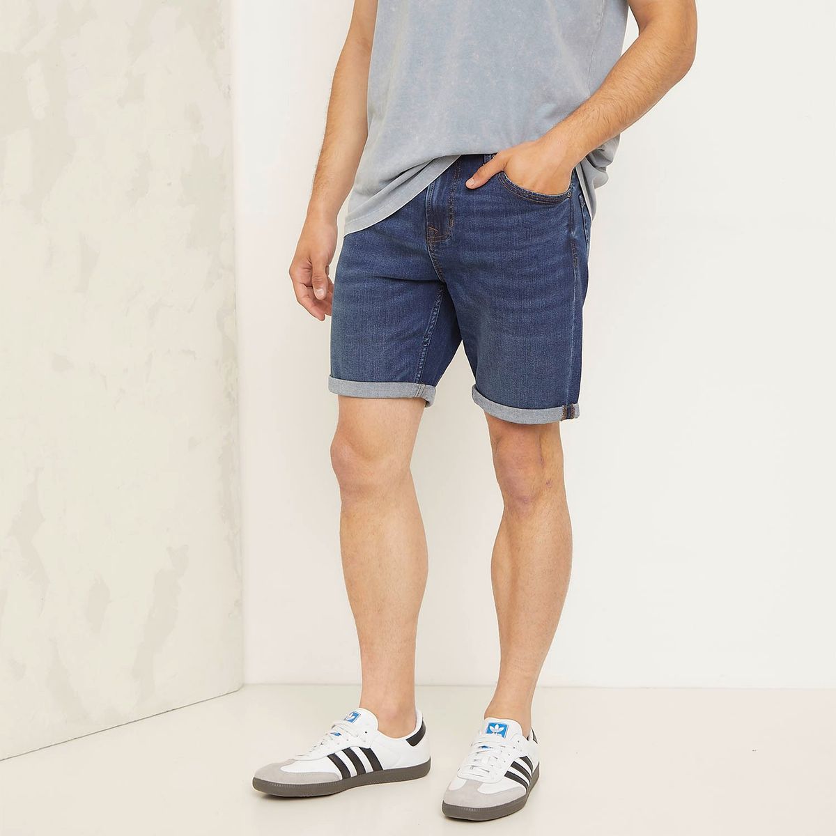 AMERICANINO - Bermuda Denim Regular Fit  Hombre Americanino