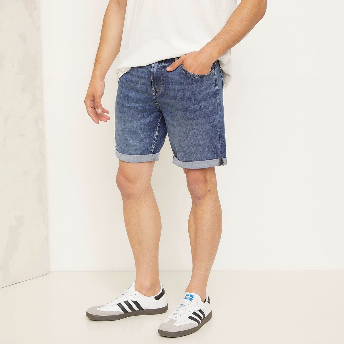 AMERICANINO - Bermuda Denim Regular Fit  Hombre Americanino