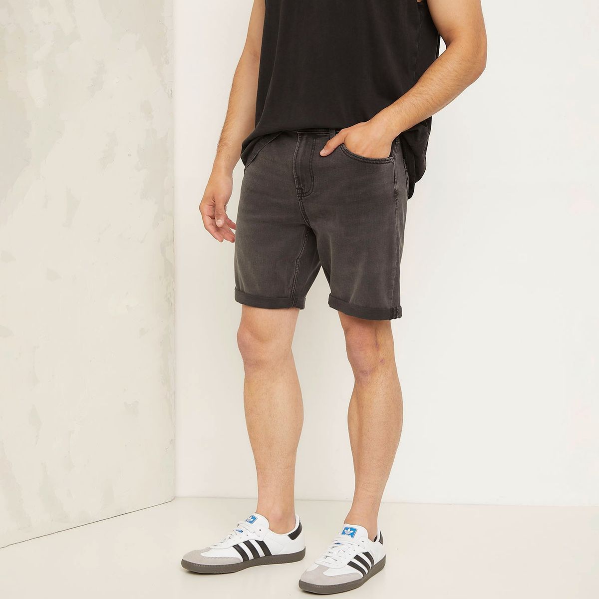 AMERICANINO - Bermuda Denim Regular Fit  Hombre Americanino